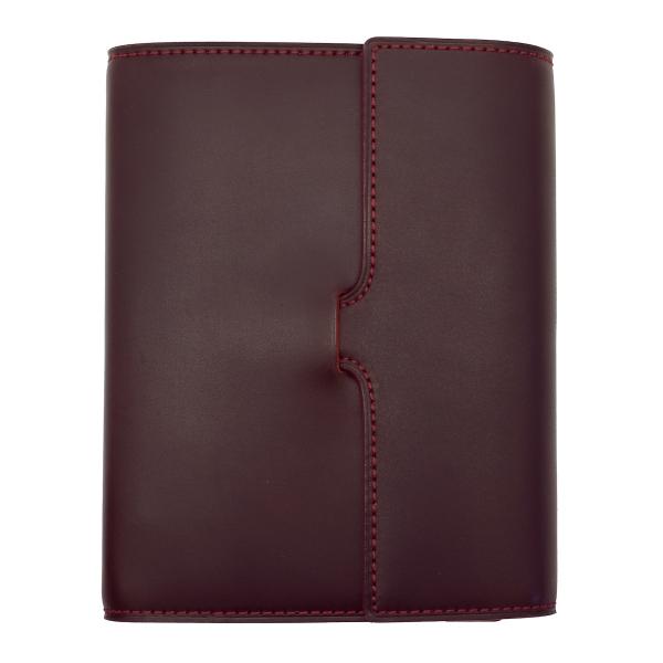 LOAPADコードバン ミニ6 KAKUSHI 13mm システム手帳 マットバーガンディ×リラ  ...