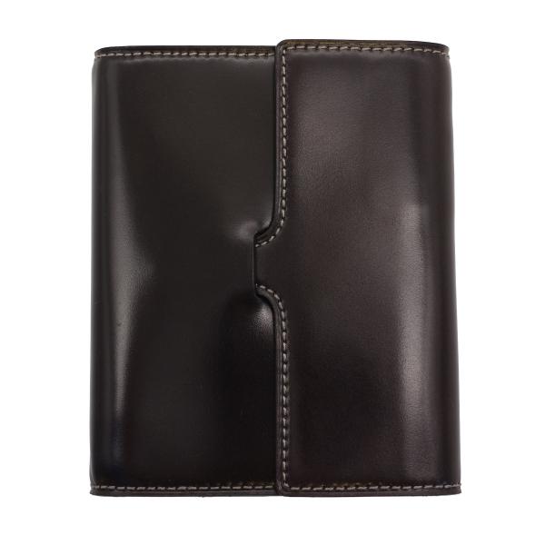 LOAPADコードバン KAKUSHI ミニ5 13mm システム手帳 チャコールグレー×トッポ  ...