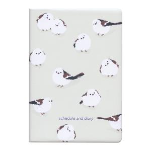 2026年 手帳 10月始まり B6 週間ブロック アニマル シマエナガ