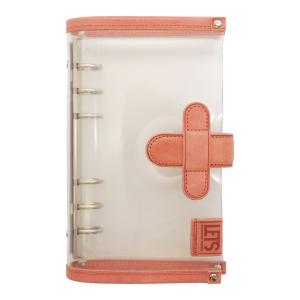 LETS STATIONERY GOODS クリアシステム手帳 ミニ6 mostro/グレージュ