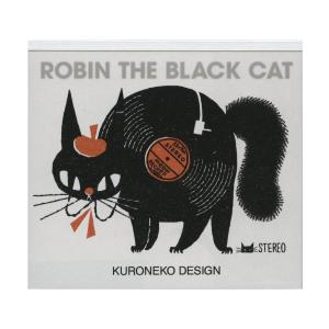 黒ねこ意匠 ブロックメモ ROBIN THE BLACK CAT 21384 株式会社表現社