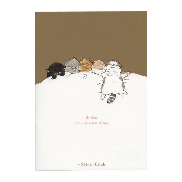 Shinzi Katoh/シンジカトウ A5ノート My dear cats すやすやねこ  NT-...