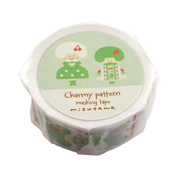 マスキングテープ mizutama×Charmy pattern メロンソーダちゃん  MZ-MT-...