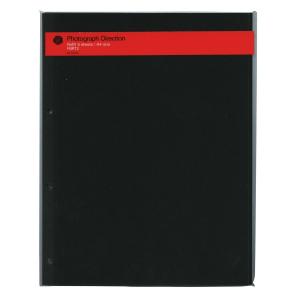 デルフォニックス PD フォトアルバム リフィル 粘着 L ブラック 500178