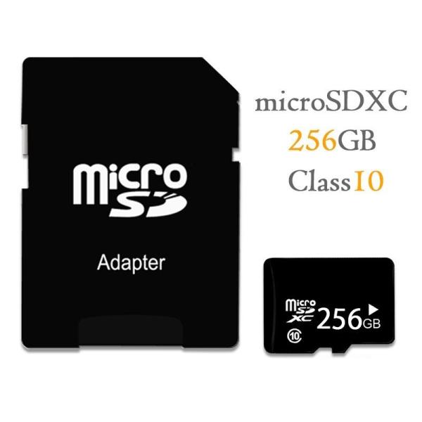 SDカード microSDカード 256GB class10 SDXC マイクロSD カード ドラレ...