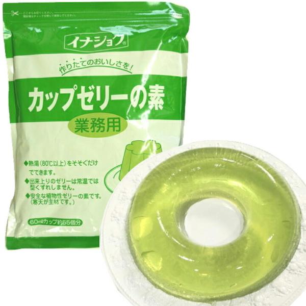 イナショク 青りんごゼリーの素 600g ゼリー 食物繊維 寒天 ゼリーの素 青りんご / 伊那食品...