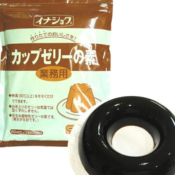 イナショク コーヒーゼリーの素 600g ゼリー 食物繊維 寒天 ゼリーの素 コーヒーゼリー 珈琲 ...