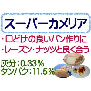 スーパーカメリヤ 強力粉 10kg(1kg×1...の詳細画像2
