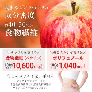 アップルファイバー 青森県産 りんご 粉末 サ...の詳細画像2