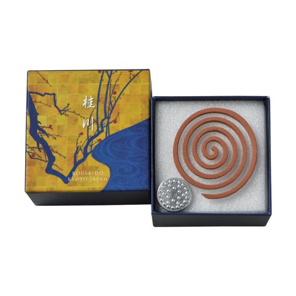 お香渦巻10枚入り風姿花伝 リラックス 苔香 白梅香 桂川 リフレッシュ プレゼント ギフト 京都香...