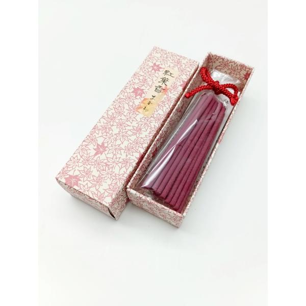 お香アロマインセンス紅葉香スティック25本　日本の秋を彩る、紅葉の風情溢れる美しさを香りで表現しまし...