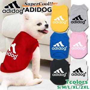アディドッグ Tシャツ 7colors S M L XL 2XL ドッグ犬用ウェア 犬服