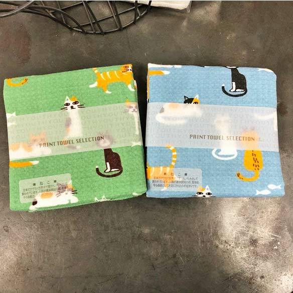 メール便発送可！ 今治ふきん（キッチンクロス）『ネコ』