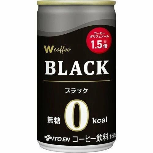 18nenkanwblack165　伊藤園 W coffee ブラック(165g*30本入)