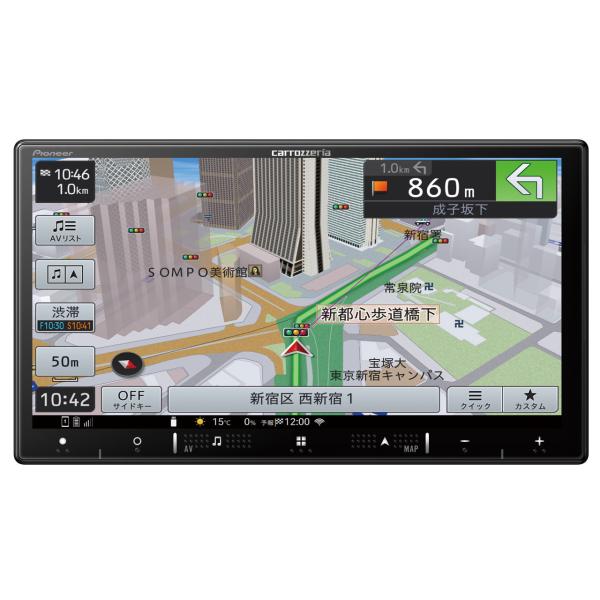AVIC-RZ720 パイオニア カロッツェリア 楽ナビ カーナビ 7V型HD TV DVD CD ...
