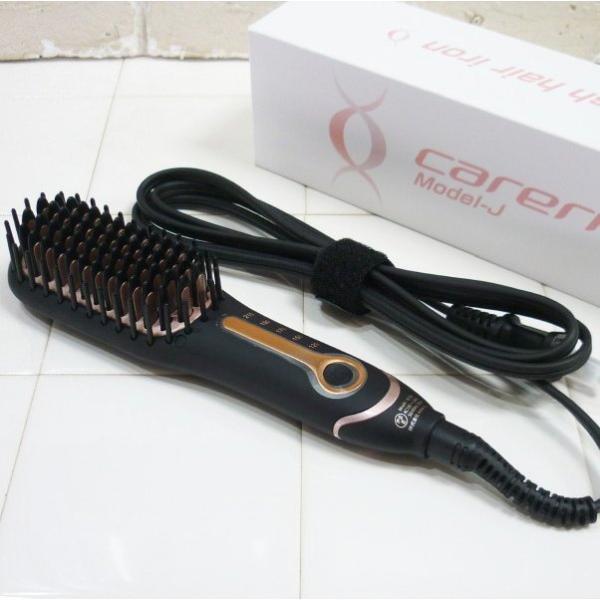 B-50JBK　carerise Model-J ブラシ型ヘアアイロン ブラック