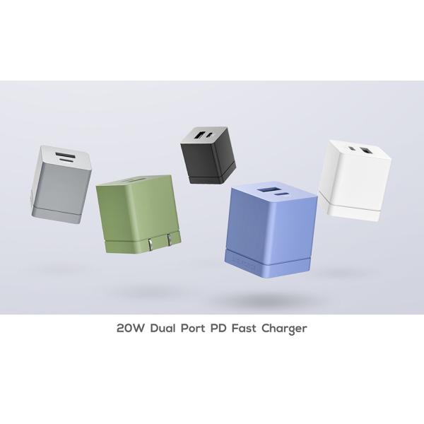 DIGIFORCE cube 20W 1A1C 2ポート 急速 超小型 充電器 スマホ iPhone...