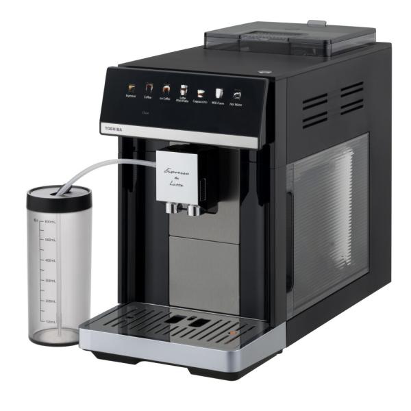 ELM-A1B-K 東芝 TOSHIBA エスプレッソ＆ラテマシン 全自動 ワンタッチ抽出 コニカル...
