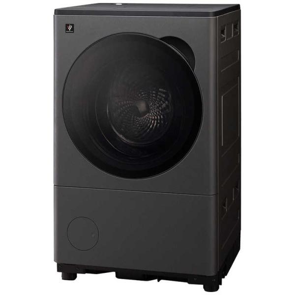 大阪限定設置込み ES-8XS1-HL シャープ 8kgドラム洗濯機 グレイングレー