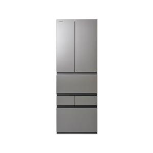 東芝 冷蔵庫 幅65.0cm 461L フレンチドア GR-W460FZ(ZH) アッシュ