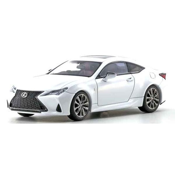 KYOSHOオリジナル 1/43 レクサス RC350 F SPORT ホワイトノーヴァガラスフレー...