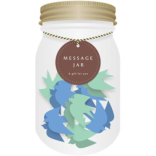 エルコミューン 色紙 メッセージジャー バード MSJ-006