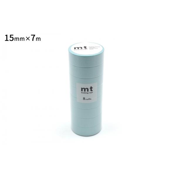 mt 8P ベビーブルー(15mm×7m) マスキングテープ