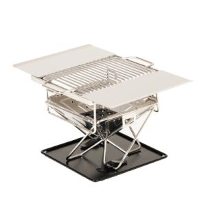 NBQ-TK17 プラス焚火グリル 焚火 BBQ 一人 ひとり ソロ 収納バッグ付 ファイアグリル