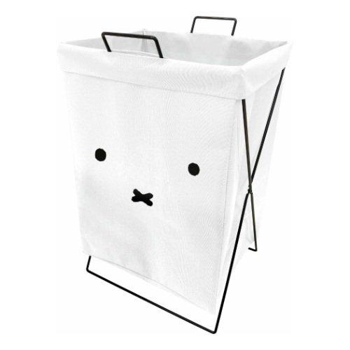 miffy 折り畳めるランドリーバスケット 横型 顔だけ ミッフィー 洗濯物 洗濯入れ ランドリー ...