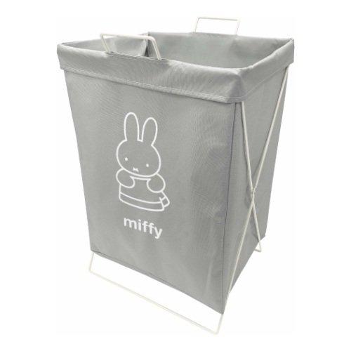 miffy 折り畳めるランドリーバスケット 横型 おきがえ ミッフィー 洗濯物 洗濯入れ ランドリー...