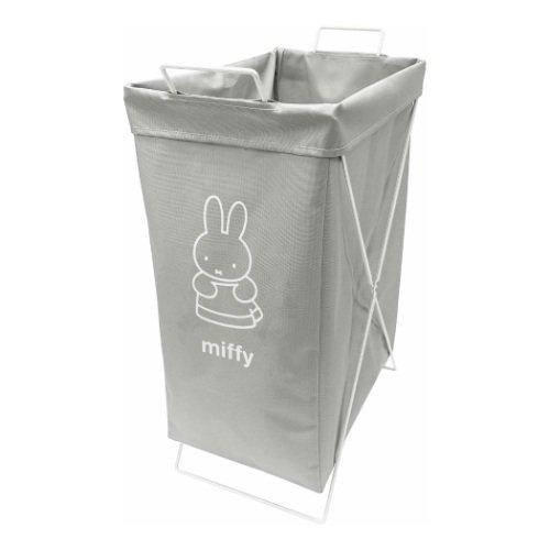 miffy 折り畳めるランドリーバスケット 縦型 おきがえ ミッフィー 洗濯物 洗濯入れ ランドリー...