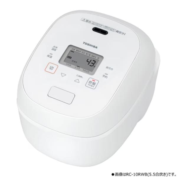 RC-18RWB-W 東芝 TOSHIBA 炎匠炊き 真空IH炊飯器 銅かまど丸釜 1升炊き グラン...