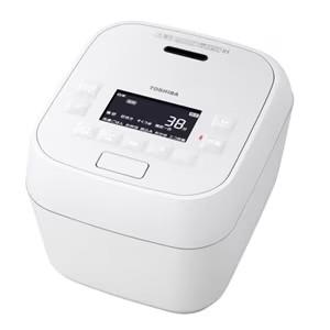 RC-6MGX-W 東芝 TOSHIBA 内面備長炭かまど丸釜 真空圧力IH炊飯器 3.5合炊き グ...