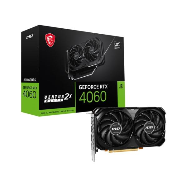 RTX-4060-VENTUS-2X-BLACK-8G MSI エムエスアイ GeForce グラフ...