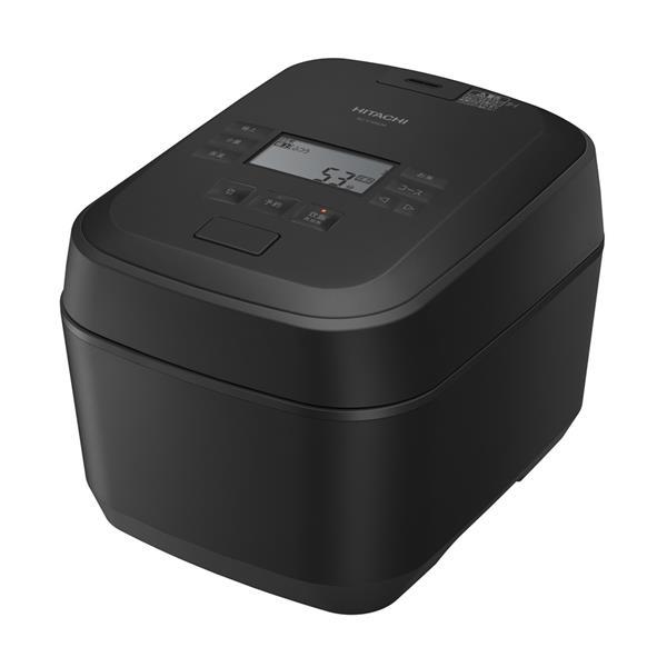 RZ-V100JM-K フロストブラック 日立 圧力IH炊飯ジャー(5．5合炊き) 圧力&amp;スチーム ...