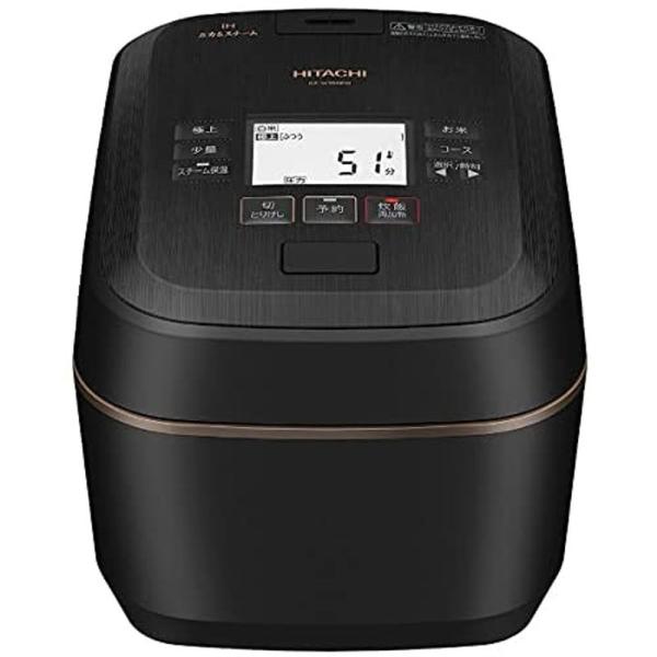 RZ-W100EM-K　HITACHI 日立 圧力＆スチーム ふっくら御膳  IHジャー炊飯器 5....