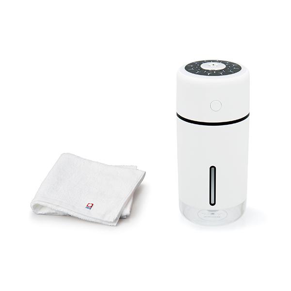 SD-KS-1571 カシスト 卓上加湿器＆今治タオル ホワイト