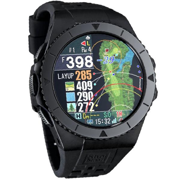 SHOT-NAVI-EXCEEDS-BLACK ショットナビ ShotNavi ゴルフGPSウォッチ...