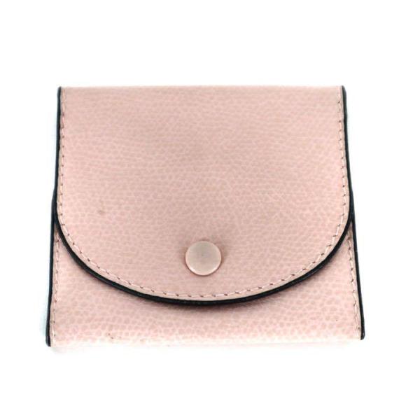 VALEXTRA ヴァレクストラ レザー コインケース 小銭入れ ボックス型 ライトピンク