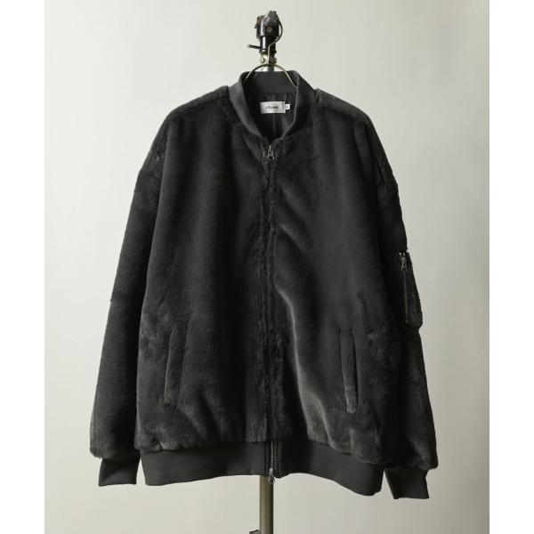 未使用　ATELANE faux fur blouson (CHA) 23A-23012　MA-1型...