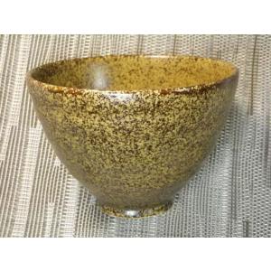 CW060A 唐津リップルご飯茶碗　黄唐津
