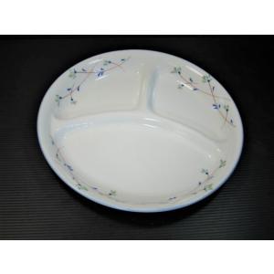 GT037　21.6cmあずさ　丸ランチプレート小　アウトレット品