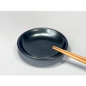 HO104　黒結晶玉渕３０小皿TOH アウトレット品