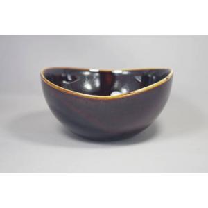 KB009　チョコレートブラウンエッグボウル★アウトレット品★