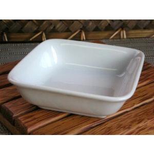 KB099 白い食器・ホワイトスクエアミニディッシュ９ｘ９cm