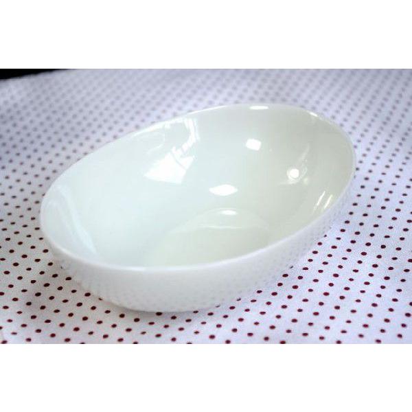 KB190 うすーいクリームがかった13cm卵型ボウルTYG★アウトレット品★