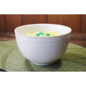 ★15個セット送料無料★白い食器・Crate＆Barrel　ドットライン14.2cmサラダボウル [...