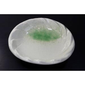 KB219 クリーム織部吹き６寸菊鉢★アウトレット品★DYS