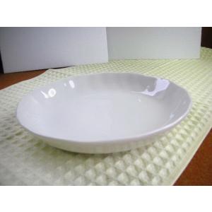 クリーム６寸深皿★アウトレット品★TOH  KZ015