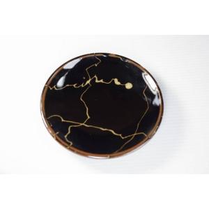 蛍火　丸9.8ｃｍ皿　[美濃焼/日本製/陶磁器/小皿/黒/ブラック/取り皿/受け皿/和食器/和風/居...